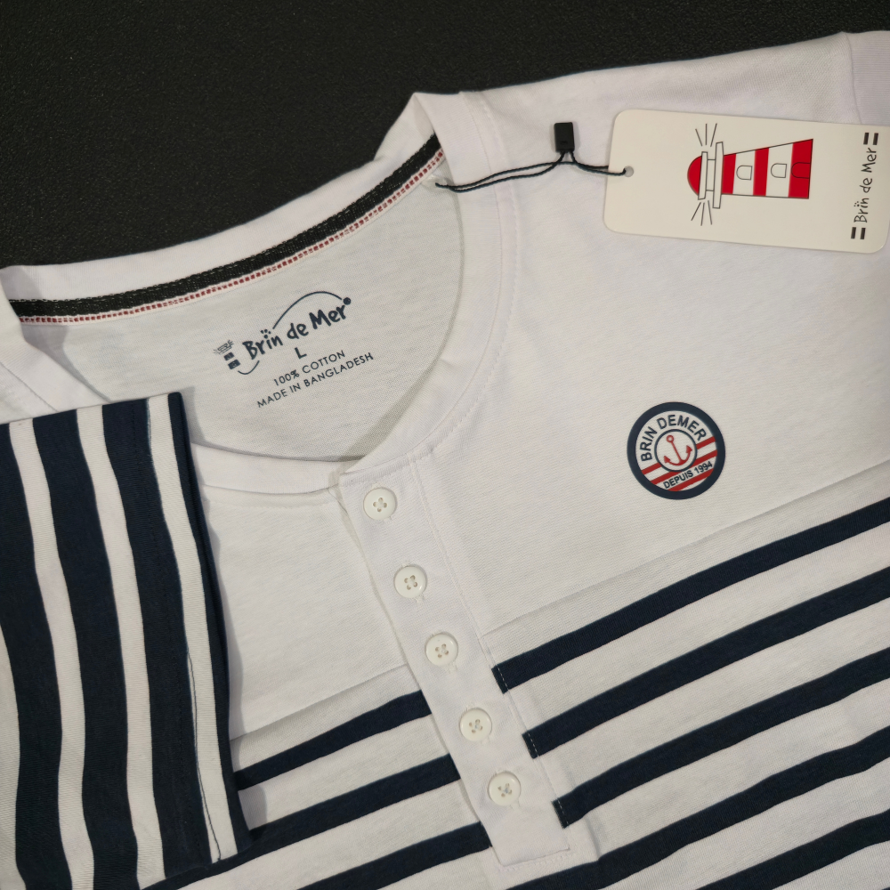 T SHIRT MARIN BRIN DE MER