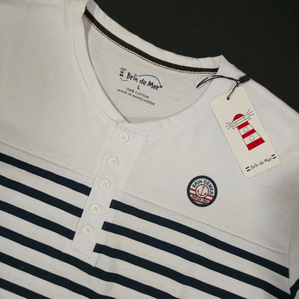 T SHIRT MARIN BRIN DE MER